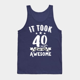 Vintage 1982, it took 40 years to get this awesome Tank Top